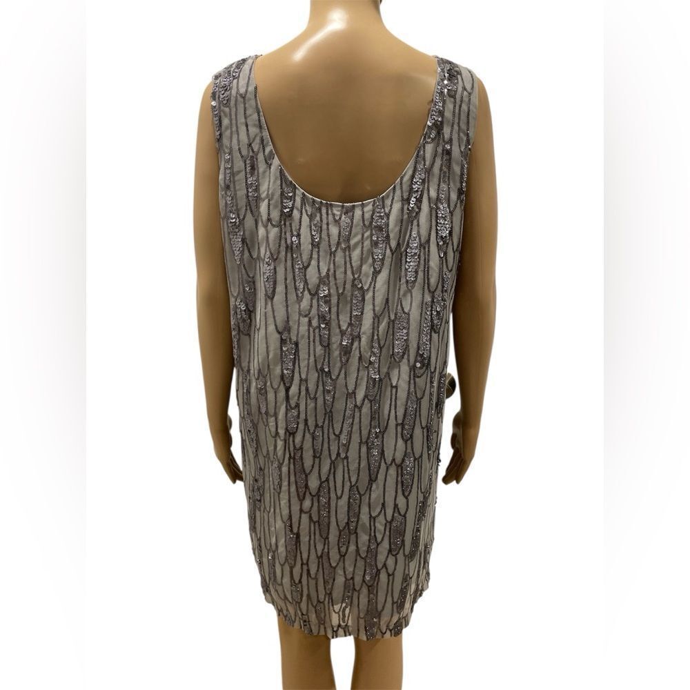 BB Dakota  Roselynn Elegant Gray Sleeveless size L - Picture 4 of 4